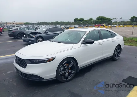 2025 Honda Accord Hybrid Sport из США, поврежденный, VIN 1HGCY2F58SA033072